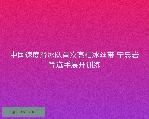 中国速度滑冰队首次亮相冰丝带 宁忠岩等选手展开训练 中国速度滑冰队首次亮相冰丝带 宁忠岩等选手展开训练